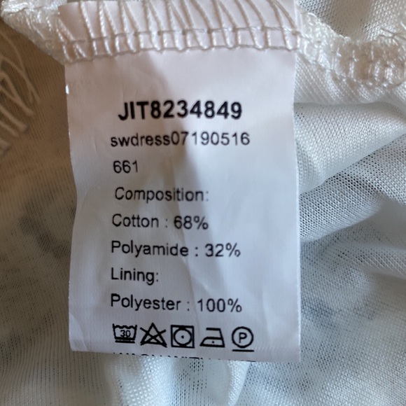 NWT SHEIN white lace dress, size M - Picture 6 of 7